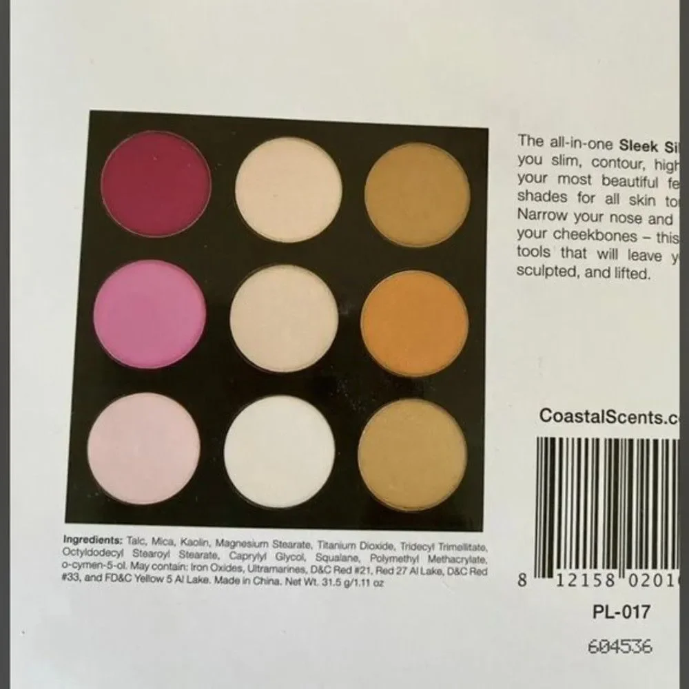 Coastal Scents Sleek Silhouette Palette PL-017